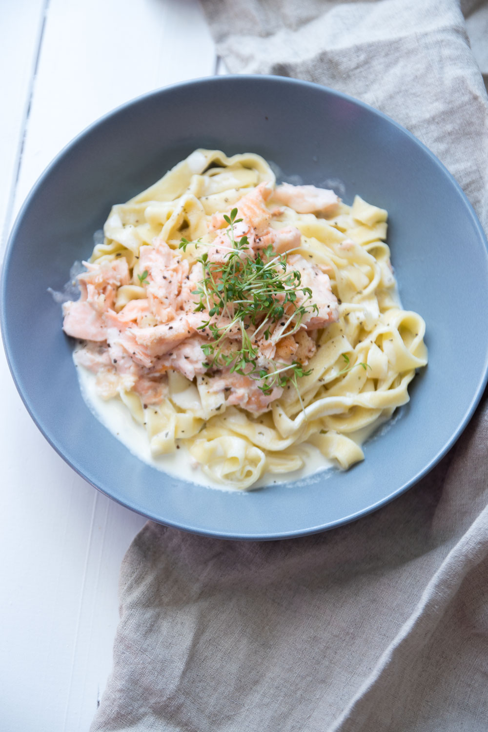 Homemade Action im Mai: selbstgemachte Nudeln mit Lachs - gooseberry ...